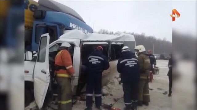 В районе дтп, унесшего жизни 9 человек, ограничили движение (видео)