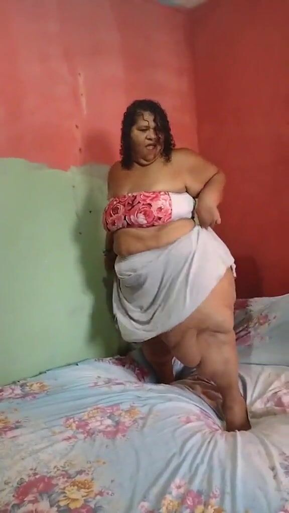 Fat granny enjoys sex with a young guy