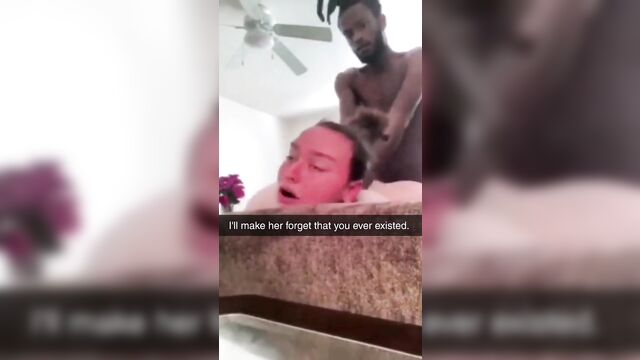 A girl got fucked by bbc and made a cuckold for her boyfriend