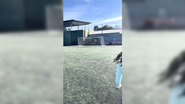 Nicole teja, a soccer player, is ready for anything to win