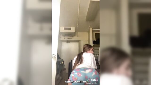 Fine ass twerking in shorts - tiktok, a steamy dance challenge