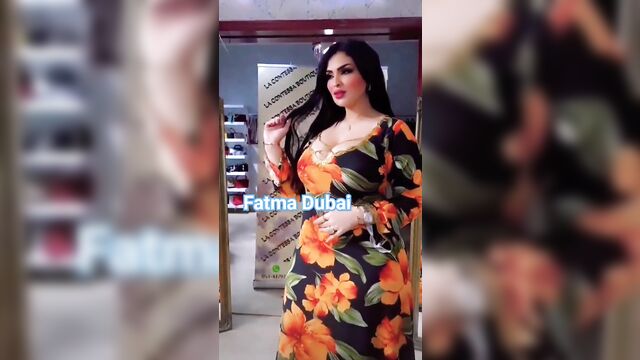 Fatma dubai model - the hottest model from dubai, fatma, in action