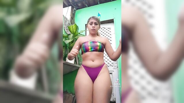 The daughter of someone is looking for male approval to move her ass