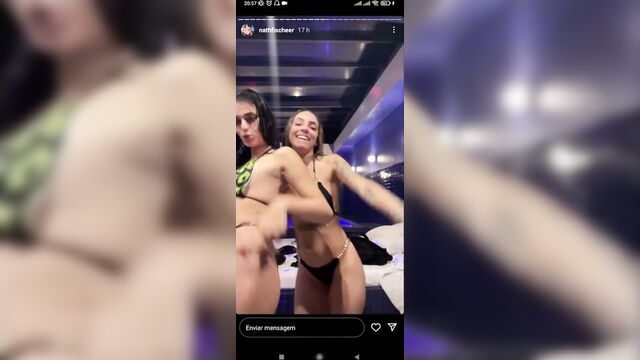Nath fisch3r - brazilian cock riding action