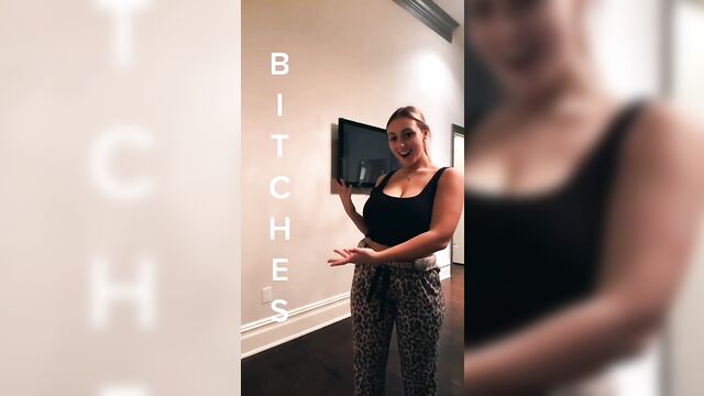 Sabby romana’s tiktok tits part 2, a spicy challenge video