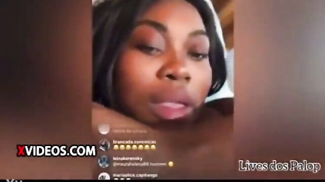 Angolan girls trying out big boobs at a public spot