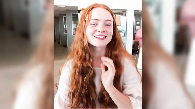Stranger things sadie sink's blowjob and boquete action
