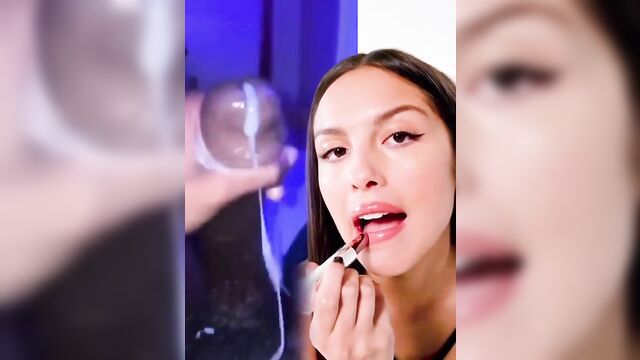 Hot singer olivia rodrigo gets her cock sucked by a gorgeous babe