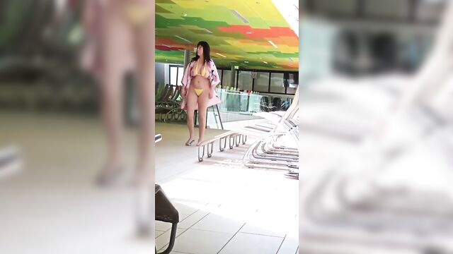 A man fucks his girl in public place and runs away