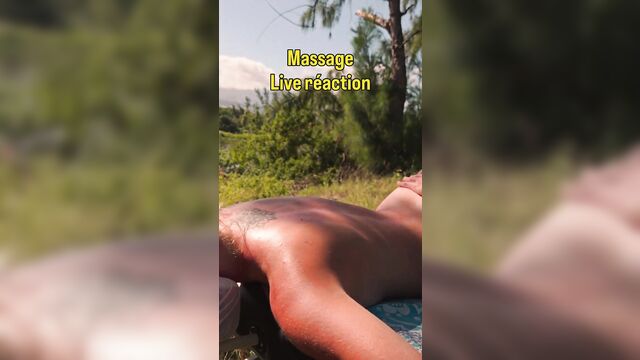 A man came for a massage and he was surprised to see a naked masseuse
