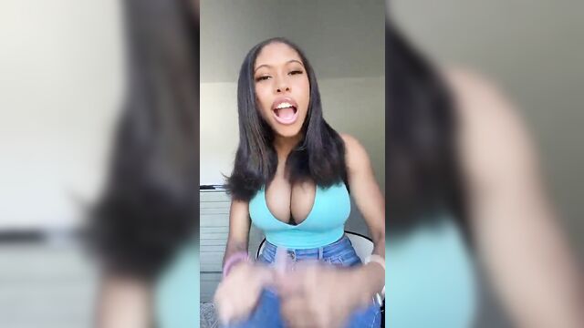 The face was pretty cute, slender, and big boobs