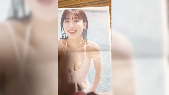 Hot japanese school uniform bukkake with a sexy female student