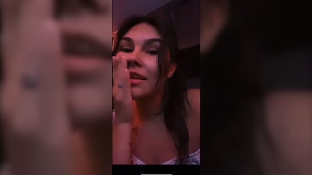 Native rez girl showcases her big tits and ass
