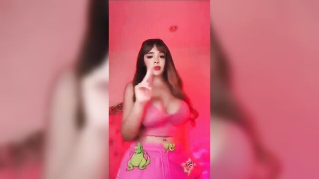 A big tits mexican girl masturbates in her room