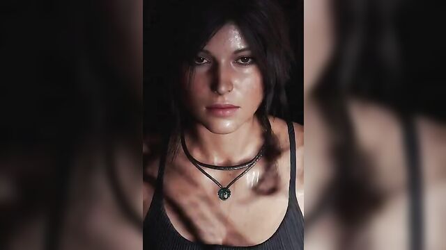 The young and sexy lara croft takes a cock in her tight pussy