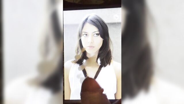 Aubrey plaza gets her pussy filled with cum in this tribute video