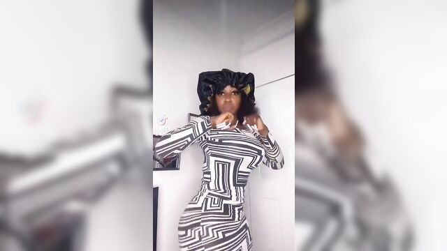 A fat black woman has sex while her man is away