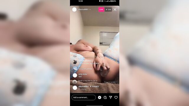 A man fucked his girlfriend on a livestream show