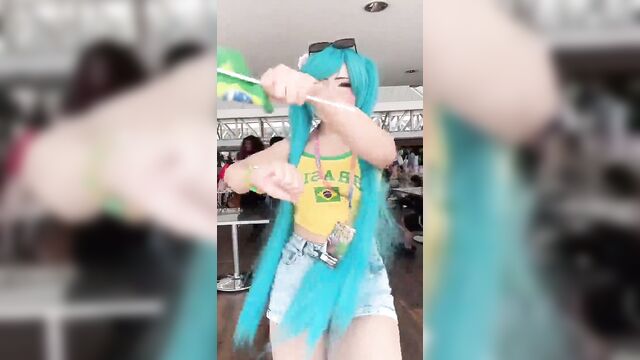 Kawaii cute ahegao cosplay compilation with oliviajarden