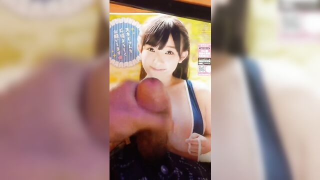 Sky-high schoolgirl jun tanimori gets her face covered with cum