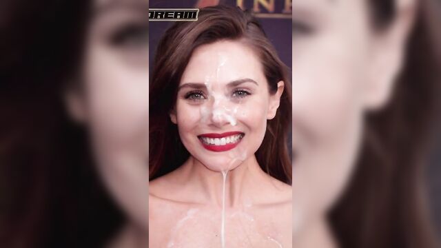 Elizabeth olsen gets her pussy eaten while making ahegao face