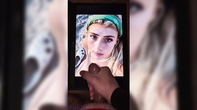 Faith ordway gets her face covered with cum