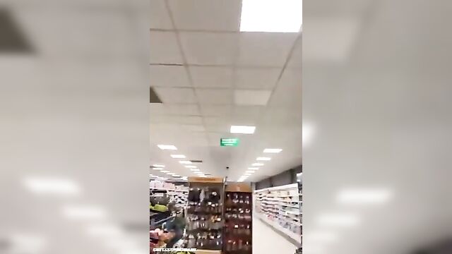 Bought some stuff and got fucked in the store