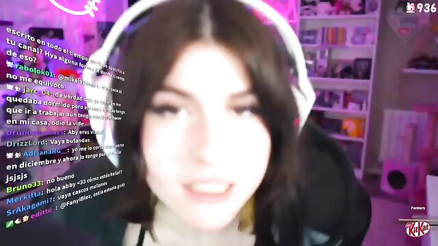 A hot cum tribute for the sexy abby from a steamy twitch stream