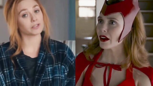 Elizabeth olsen gets talked dirty in a steamy joi scene, just like the kind of filth you’d hear on talk dirty to me!