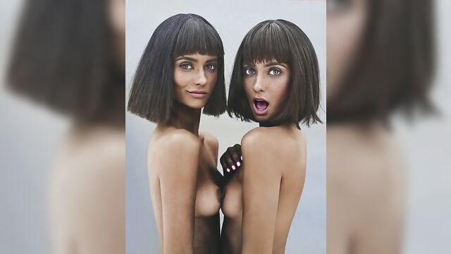 Ai fake - herbert twins kiss - outtakes, a steamy cgi encounter