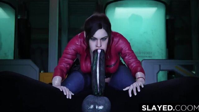 Claire_redfield mr._x resident_evil resident_evil_2_remake thecoomslayer animated