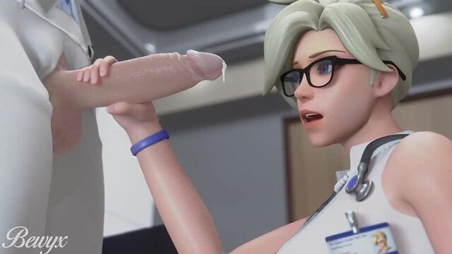 Mercy overwatch animated bewyx blender sound