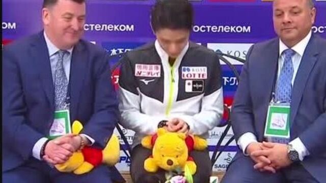 Yuzuru hanyu gp rostelecom cup @plushenkoofficial (instagram) 18.11.2018