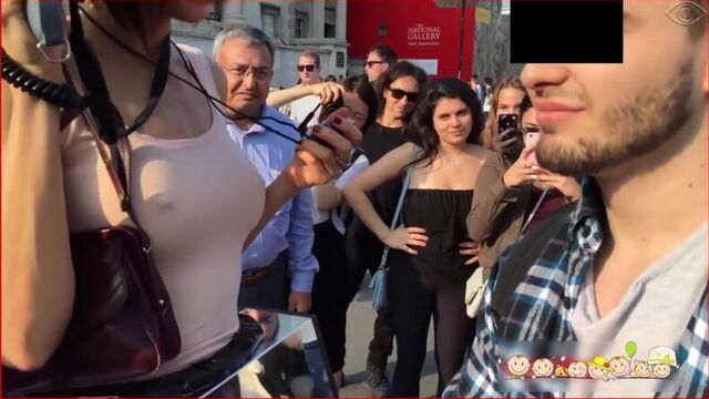Milo moiré. о времена. о нравы... швейцарская художница мило муаре предложила прохожим потрогать ее за грудь и вагину