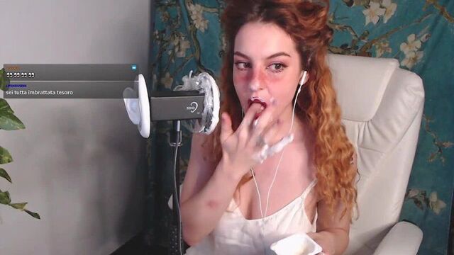 Asmr ear licking