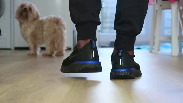 Review on foot _ nike epic react flyknit _ triple black _ ash bash