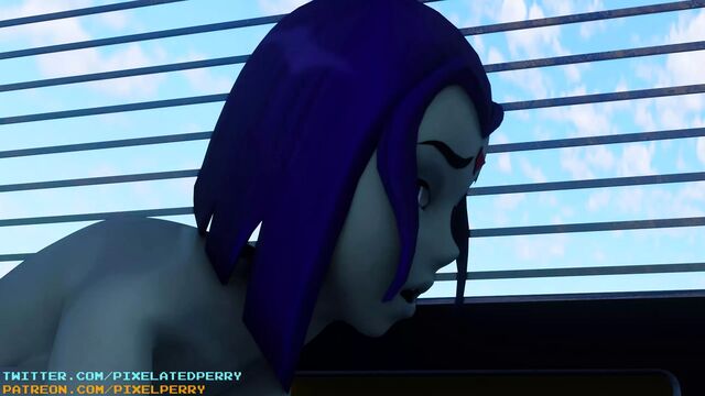 Raven pounds starfire with her futanari cock (futa version)