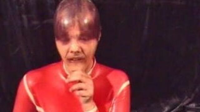 Condom breathplay